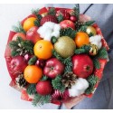 Букет "Шишка с хлопком"